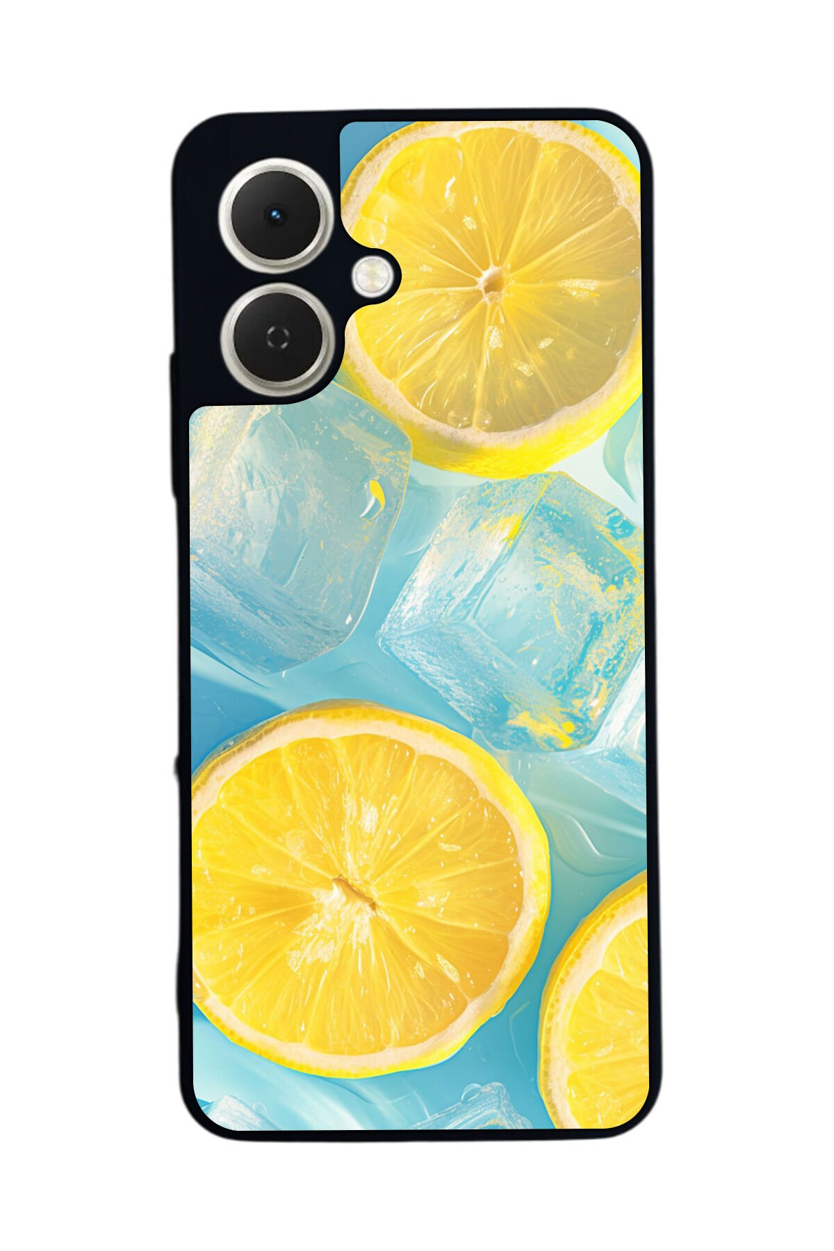 Tecno Spark GO 2 Uyumlu Limon Tasarımlı Glossy Premium Kılıf