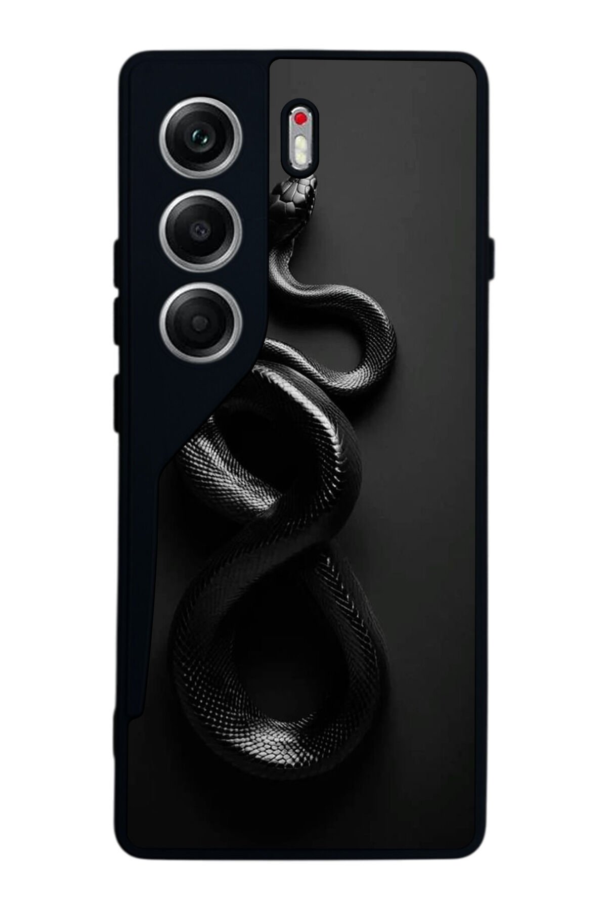 Tecno Camon 40 Uyumlu Yılan Tasarımlı Glossy Premium Kılıf