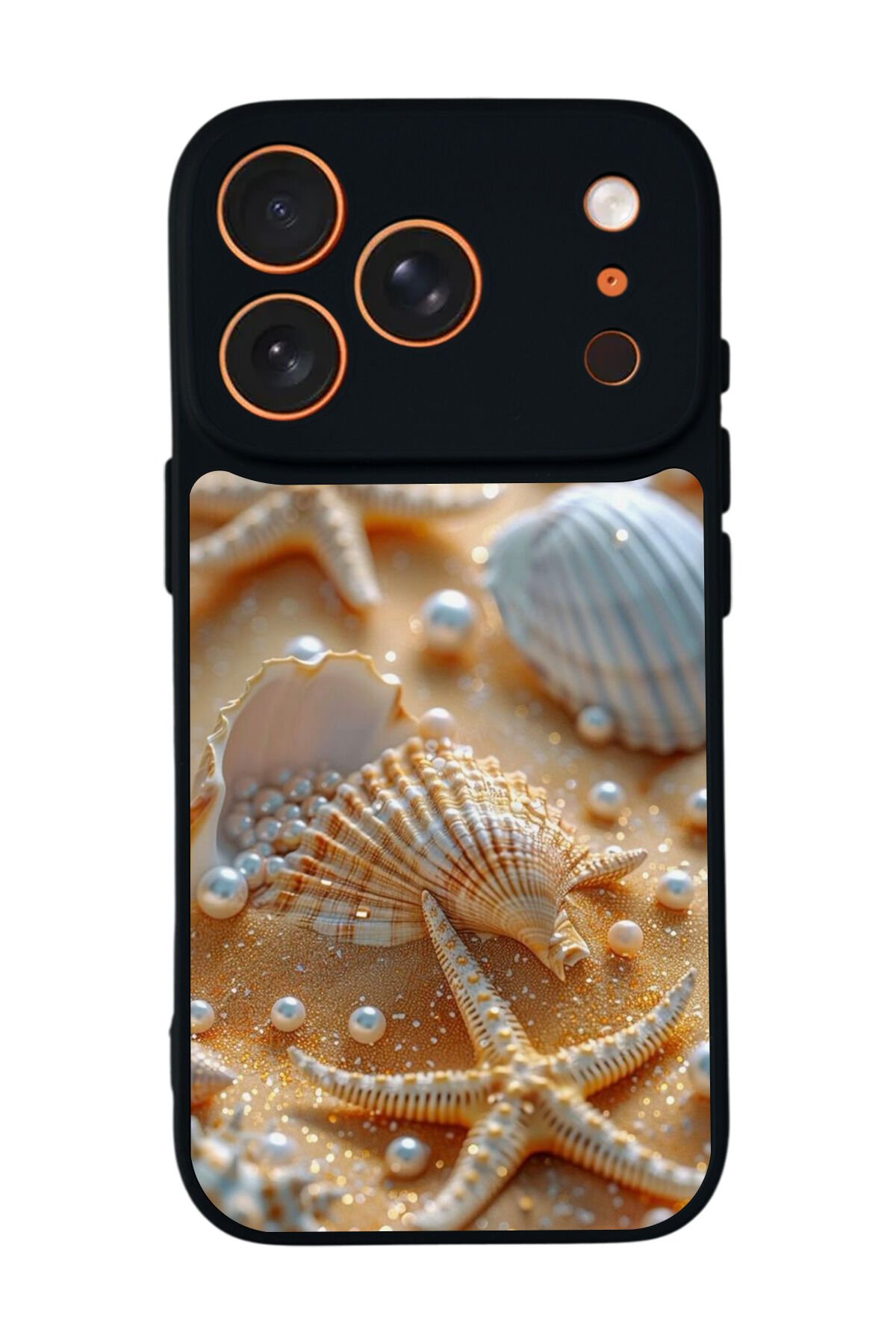 iPhone 17 Pro Max Uyumlu İnci Tasarımlı Glossy Premium Kılıf