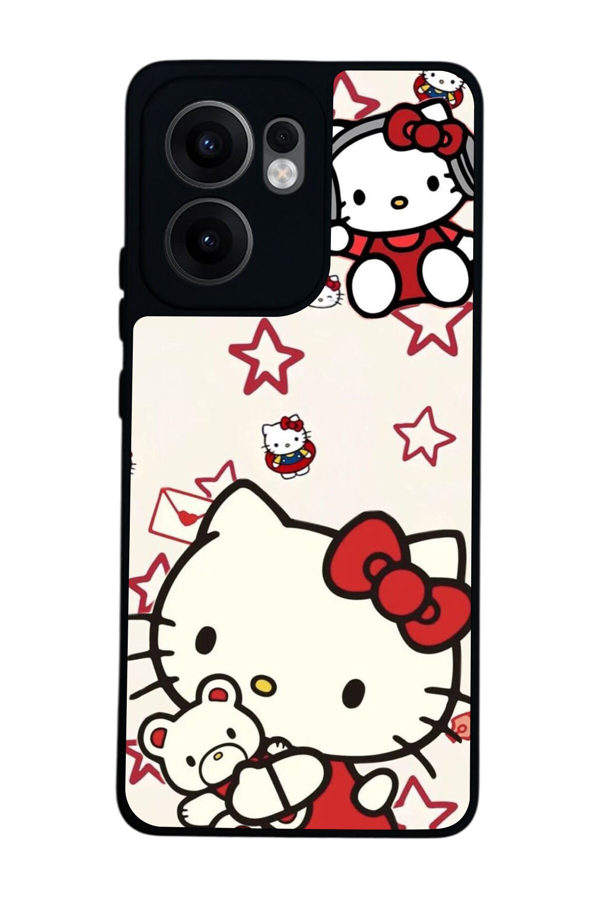 Oppo Reno 13F Uyumlu HelloKitty Tasarımlı Glossy Premium Kılıf