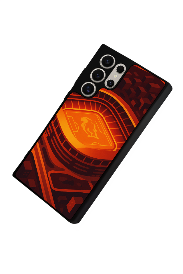 Samsung Galaxy S24 Ultra Uyumlu Aslan Tasarımlı Glossy Premium Kılıf