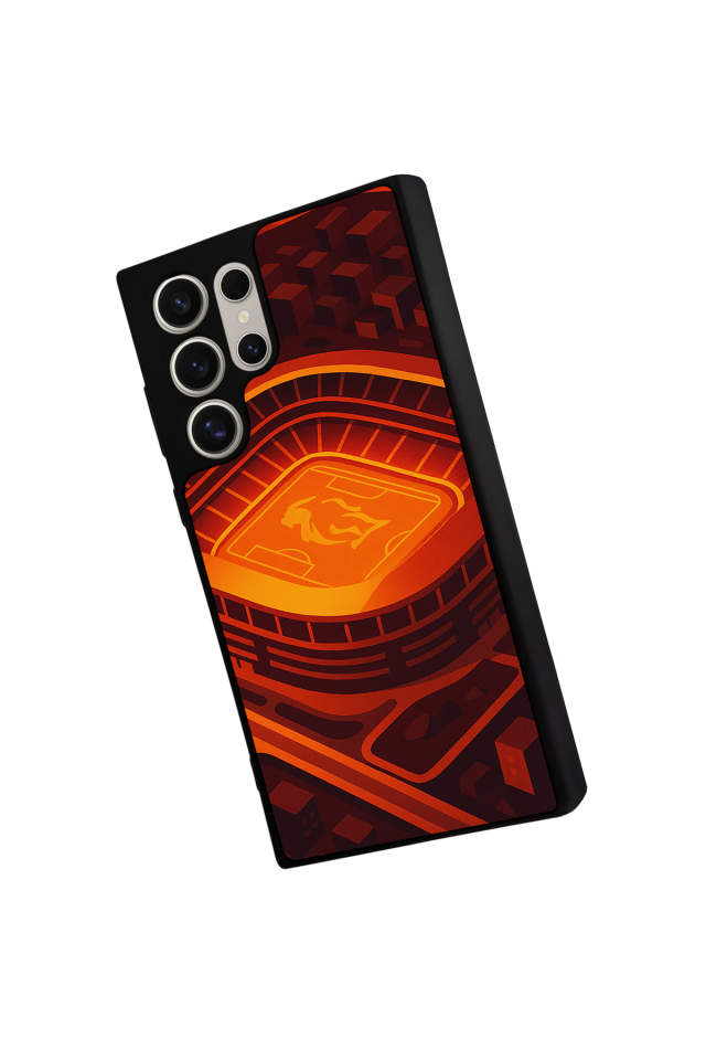 Samsung Galaxy S24 Ultra Uyumlu Aslan Tasarımlı Glossy Premium Kılıf