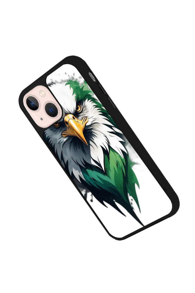 iPhone 15 Uyumlu Besiktas Tasarımlı Glossy Premium Kılıf