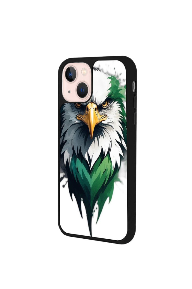 iPhone 15 Uyumlu Besiktas Tasarımlı Glossy Premium Kılıf