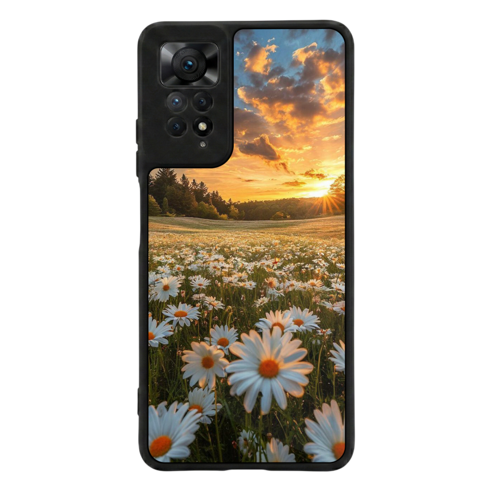 Xiaomi Redmi Note 11 Pro Uyumlu Cicek Tasarımlı Glossy Premium Kılıf