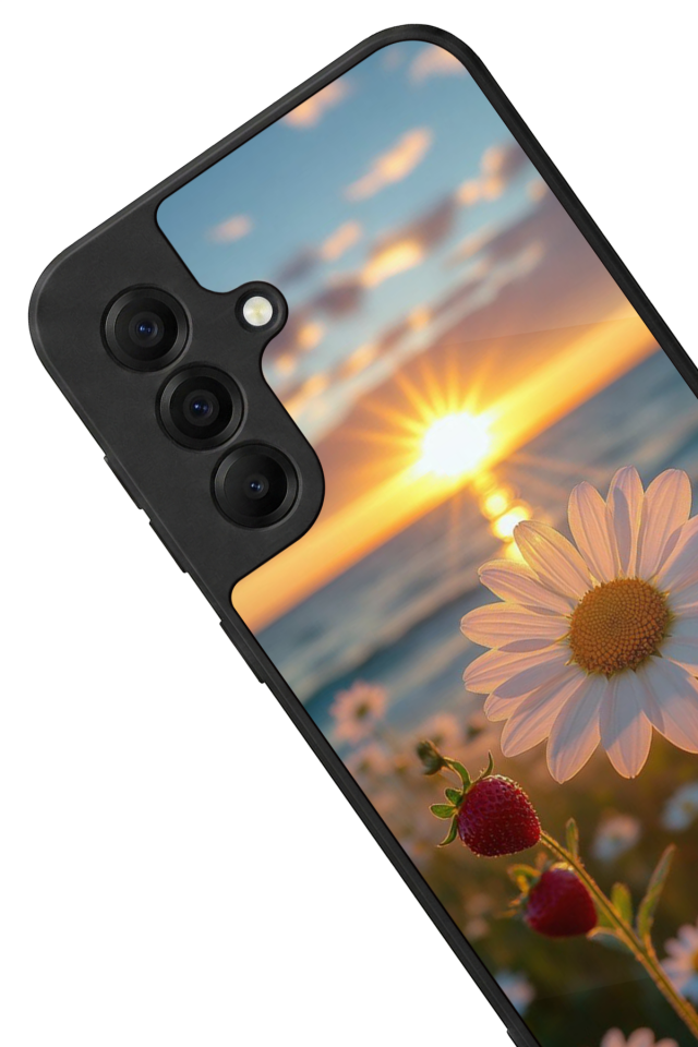 Samsung Galaxy A17 Uyumlu Cicek Tasarımlı Glossy Premium Kılıf