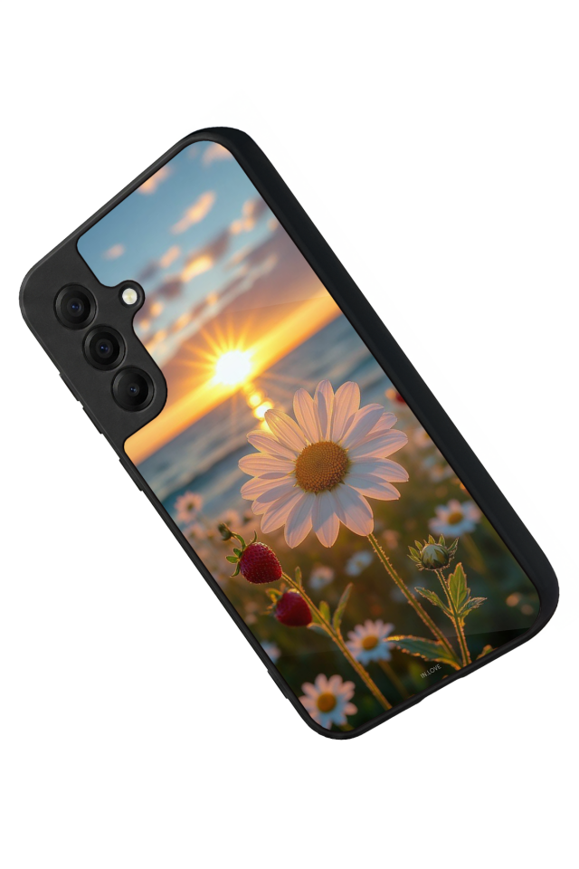 Samsung Galaxy A17 Uyumlu Cicek Tasarımlı Glossy Premium Kılıf