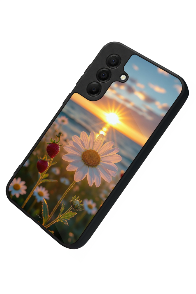 Samsung Galaxy A17 Uyumlu Cicek Tasarımlı Glossy Premium Kılıf