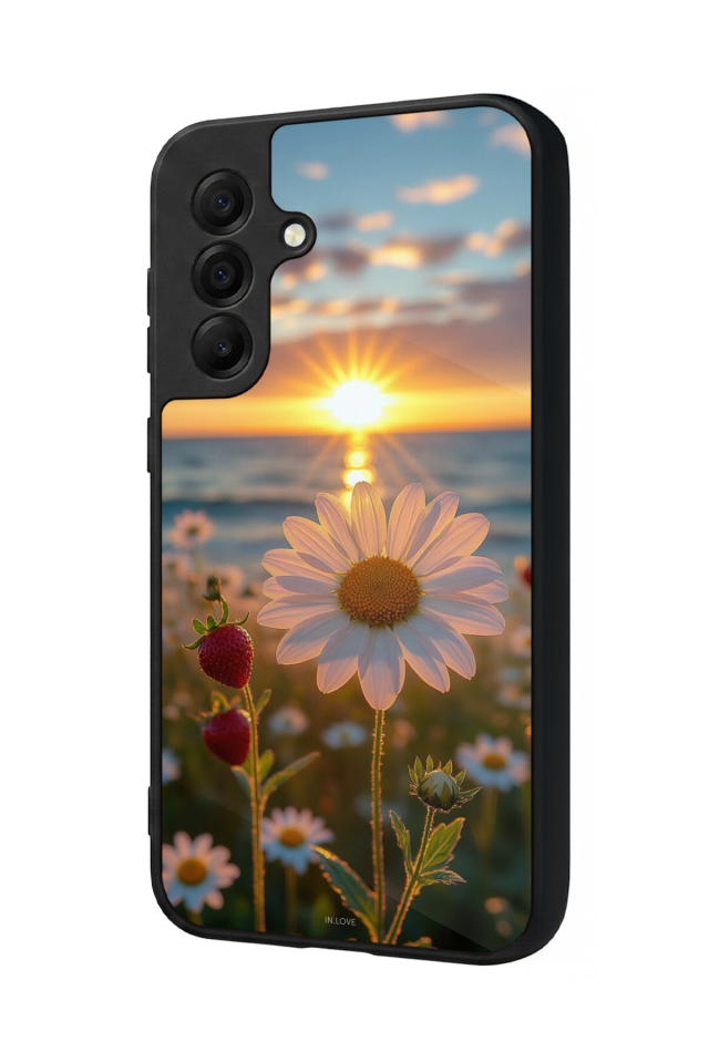 Samsung Galaxy A17 Uyumlu Cicek Tasarımlı Glossy Premium Kılıf