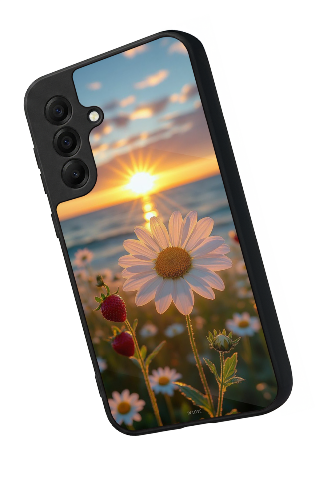Samsung Galaxy A17 Uyumlu Cicek Tasarımlı Glossy Premium Kılıf