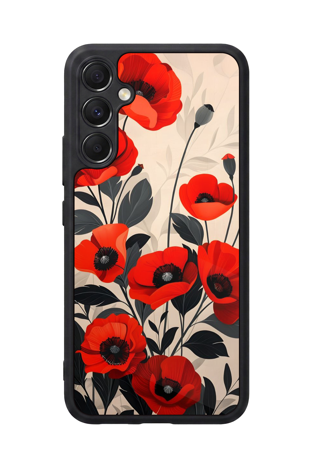 Samsung Galaxy M34 Uyumlu Floral Tasarımlı Glossy Premium Kılıf