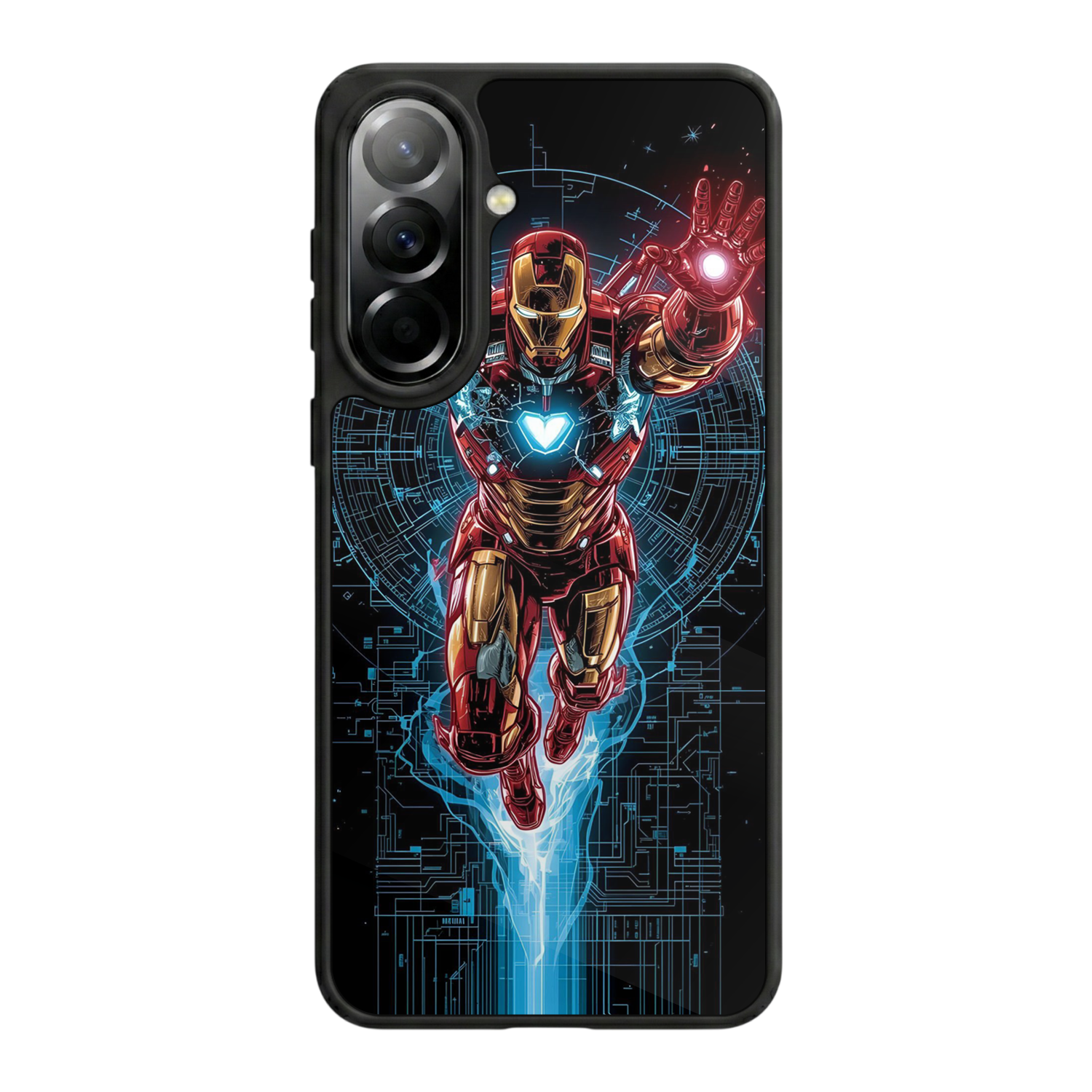 Samsung Galaxy A57 Uyumlu Iron Man ( Demir Adam ) Tasarımlı Glossy Premium Kılıf