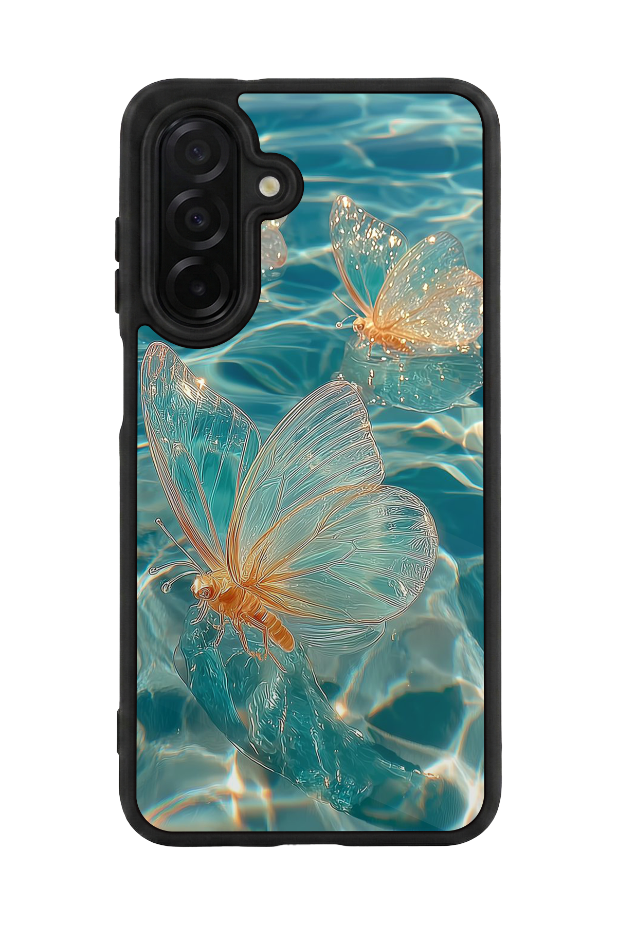 Samsung Galaxy A26 Uyumlu Kelebek Tasarımlı Glossy Premium Kılıf