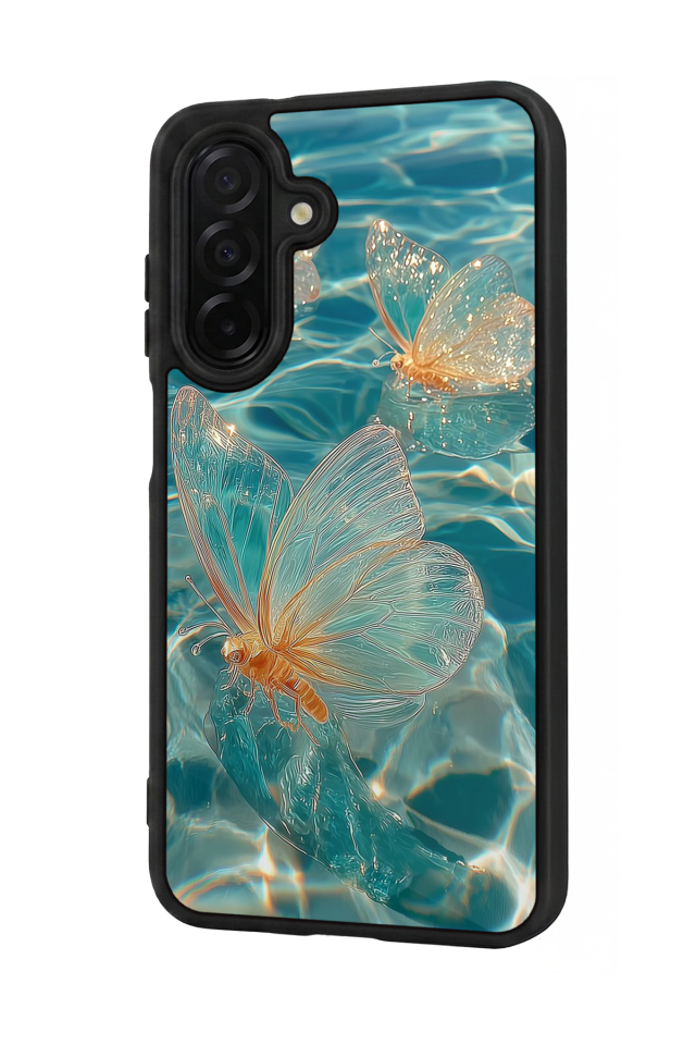 Samsung Galaxy A26 Uyumlu Kelebek Tasarımlı Glossy Premium Kılıf