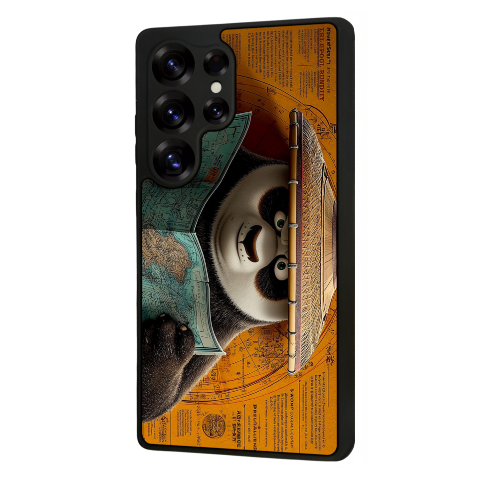 Samsung Galaxy S25 Ultra Uyumlu Kung Fu Panda Tasarımlı Glossy Premium Kılıf
