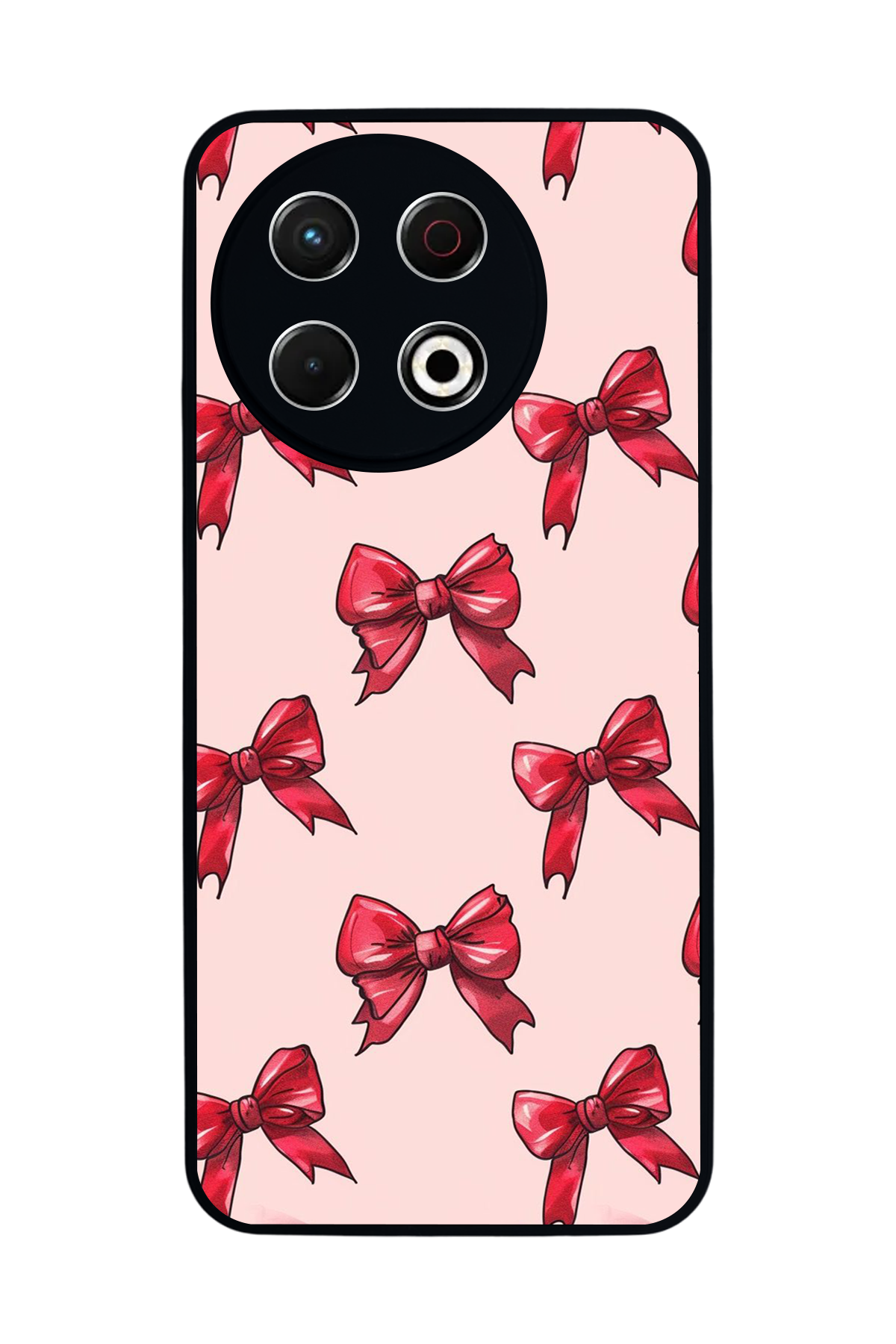 Tecno Spark 30 Pro Uyumlu Kurdele Tasarımlı Glossy Premium Kılıf