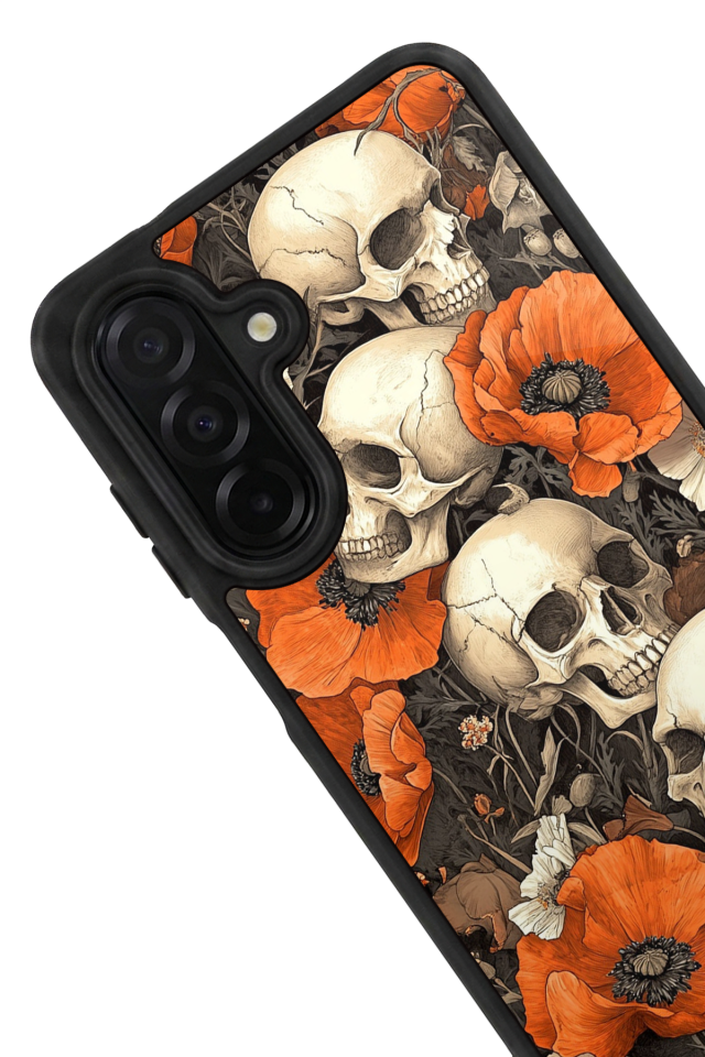 Samsung Galaxy A36 Uyumlu KuruKafa Tasarımlı Glossy Premium Kılıf