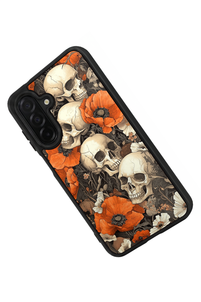 Samsung Galaxy A36 Uyumlu KuruKafa Tasarımlı Glossy Premium Kılıf