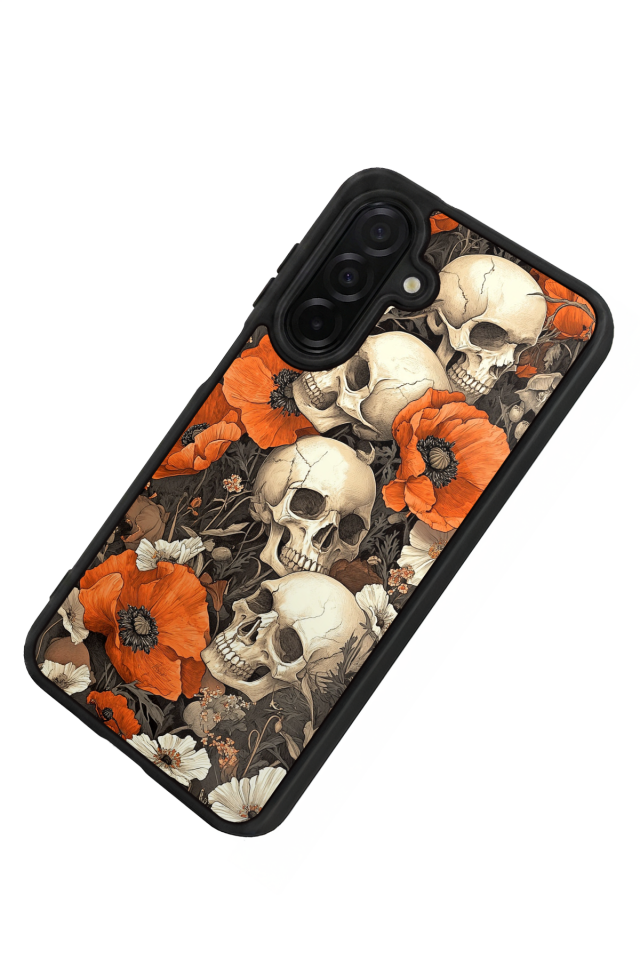 Samsung Galaxy A36 Uyumlu KuruKafa Tasarımlı Glossy Premium Kılıf