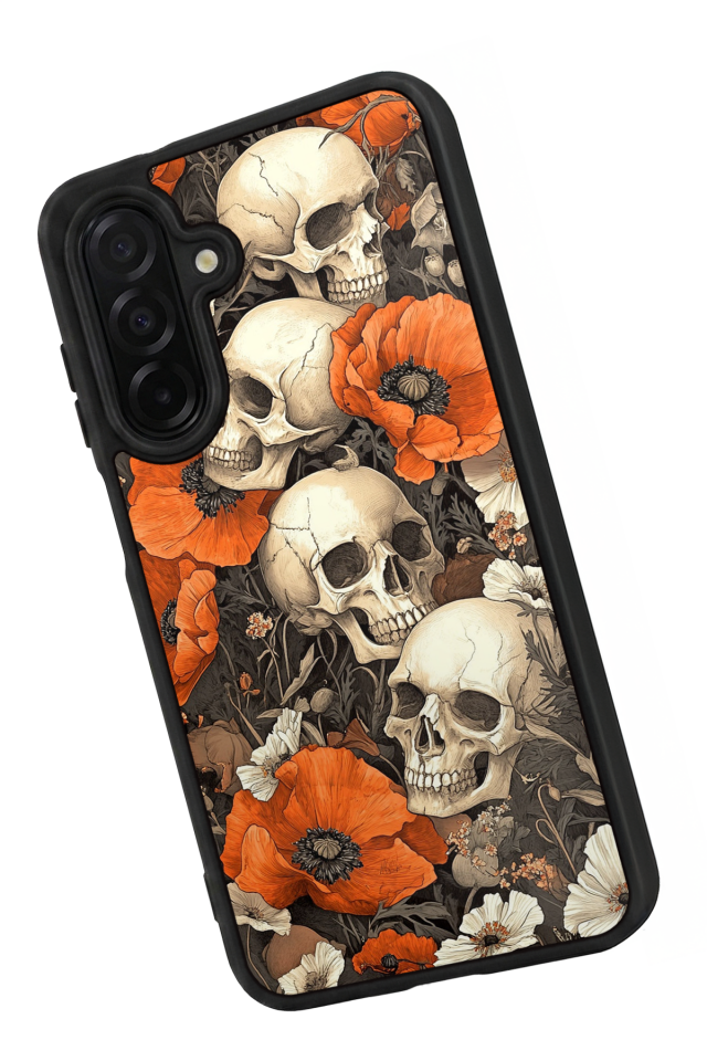 Samsung Galaxy A36 Uyumlu KuruKafa Tasarımlı Glossy Premium Kılıf