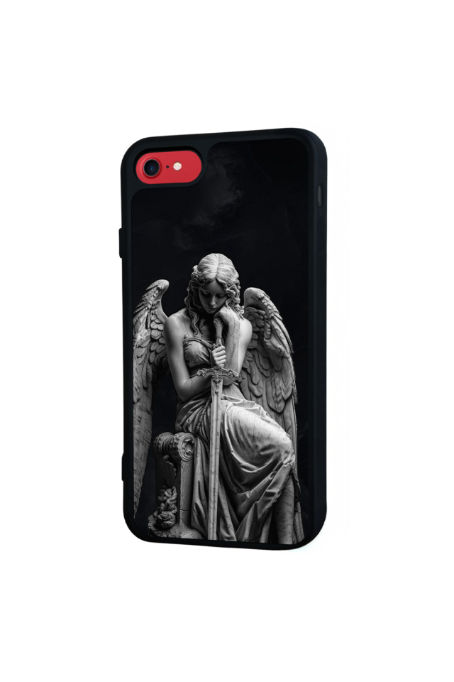 iPhone SE Uyumlu Melek Tasarımlı Glossy Premium Kılıf