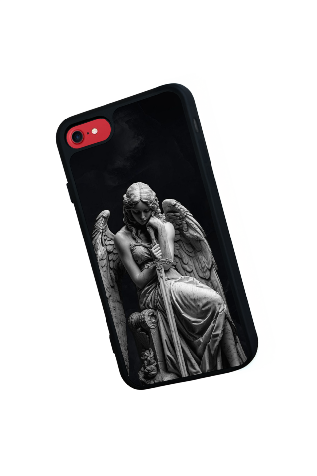 iPhone SE Uyumlu Melek Tasarımlı Glossy Premium Kılıf