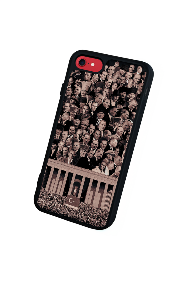 iPhone 8 Uyumlu Mustafa Kemal Ataturk Tasarımlı Glossy Premium Kılıf