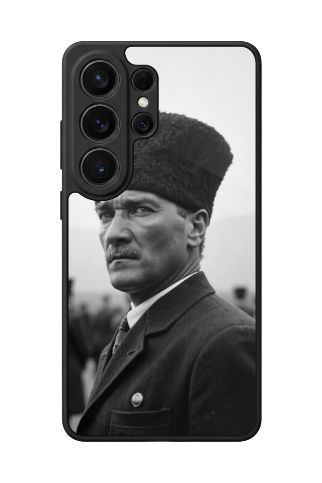 Samsung Galaxy S26 Ultra Uyumlu Mustafa Kemal Ataturk Tasarımlı Glossy Premium Kılıf