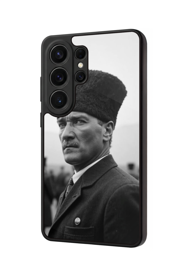 Samsung Galaxy S26 Ultra Uyumlu Mustafa Kemal Ataturk Tasarımlı Glossy Premium Kılıf