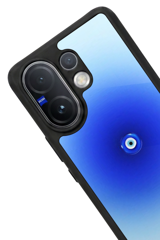 Vivo V60 Uyumlu Nazar Tasarımlı Glossy Premium Kılıf