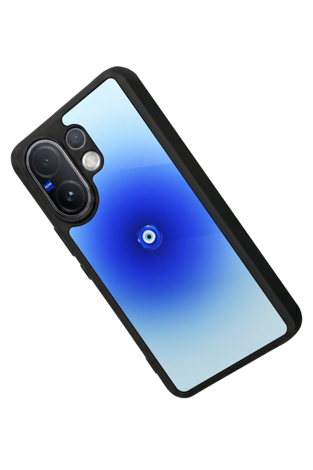 Vivo V60 Uyumlu Nazar Tasarımlı Glossy Premium Kılıf