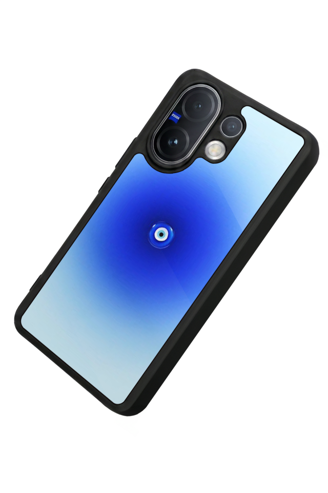 Vivo V60 Uyumlu Nazar Tasarımlı Glossy Premium Kılıf