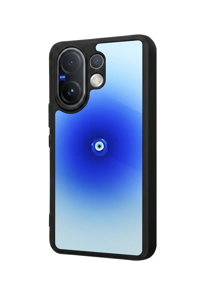 Vivo V60 Uyumlu Nazar Tasarımlı Glossy Premium Kılıf
