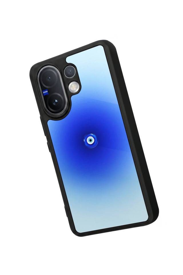 Vivo V60 Uyumlu Nazar Tasarımlı Glossy Premium Kılıf