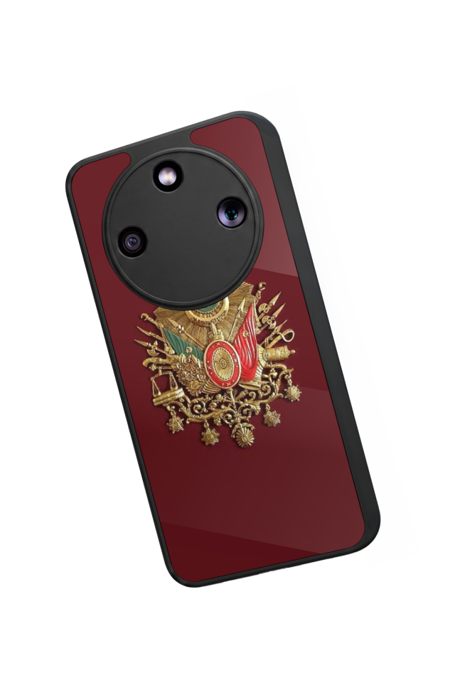 Honor Magic 8 Lite Uyumlu Osmanli Tugrasi Tasarımlı Glossy Premium Kılıf