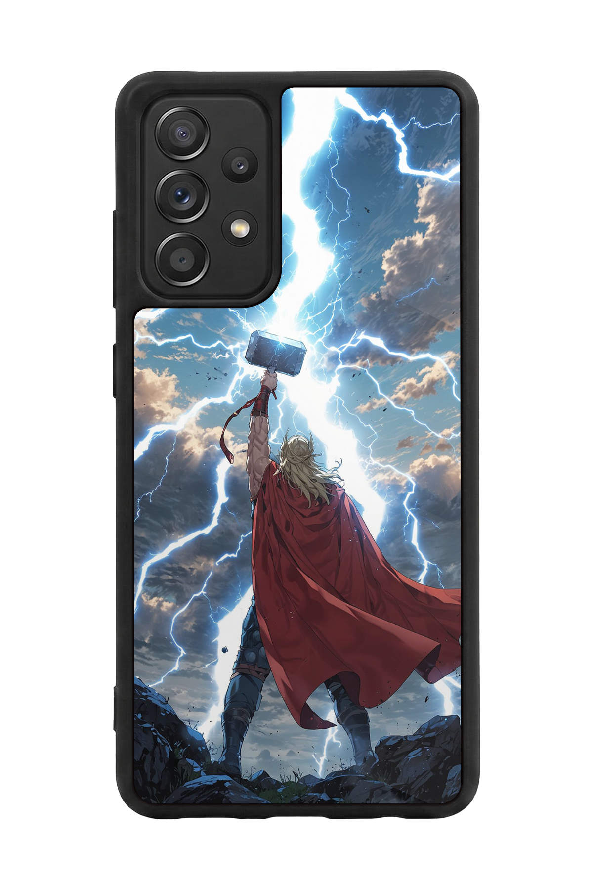Samsung Galaxy A72 Uyumlu Thor Tasarımlı Glossy Premium Kılıf