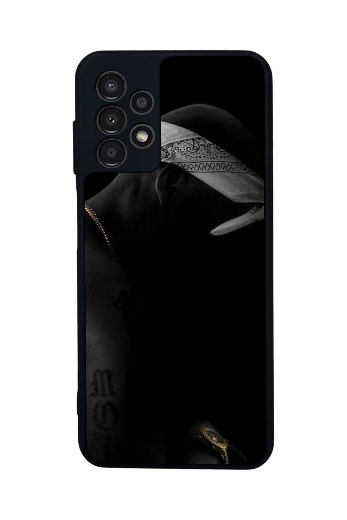 Samsung Galaxy A23 Uyumlu Tupac Tasarımlı Glossy Premium Kılıf