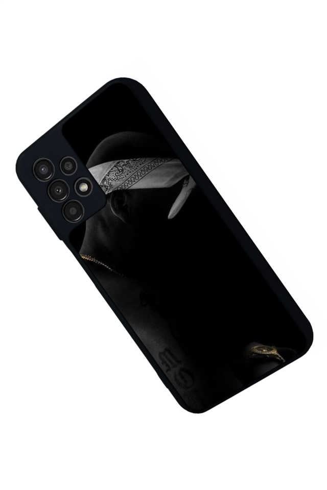 Samsung Galaxy A23 Uyumlu Tupac Tasarımlı Glossy Premium Kılıf