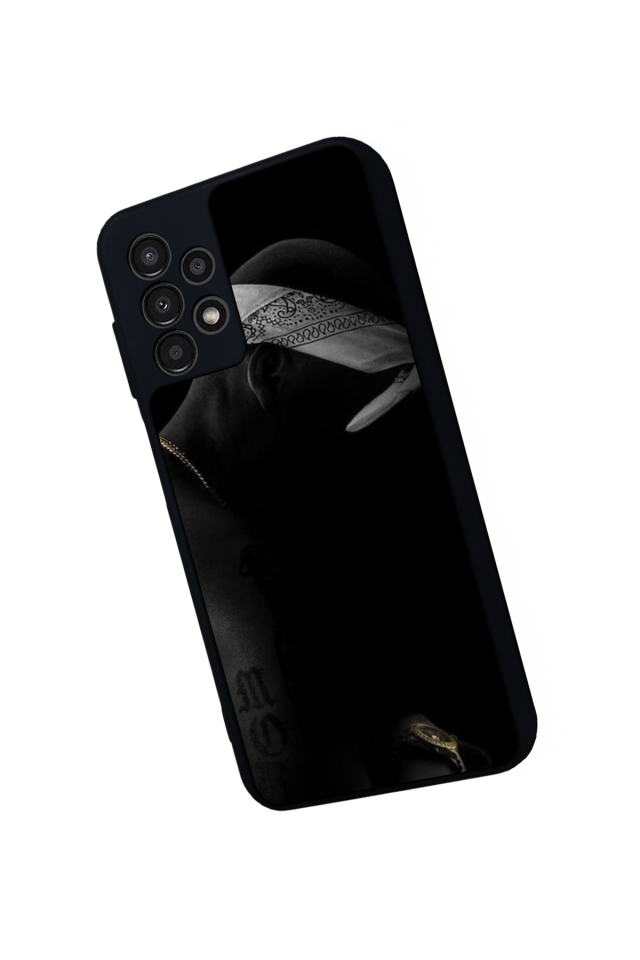 Samsung Galaxy A23 Uyumlu Tupac Tasarımlı Glossy Premium Kılıf