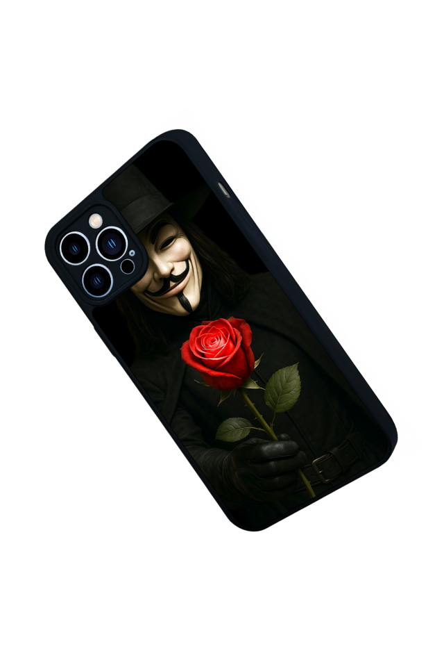 iPhone 13 Pro Max Uyumlu Vendetta Tasarımlı Glossy Premium Kılıf