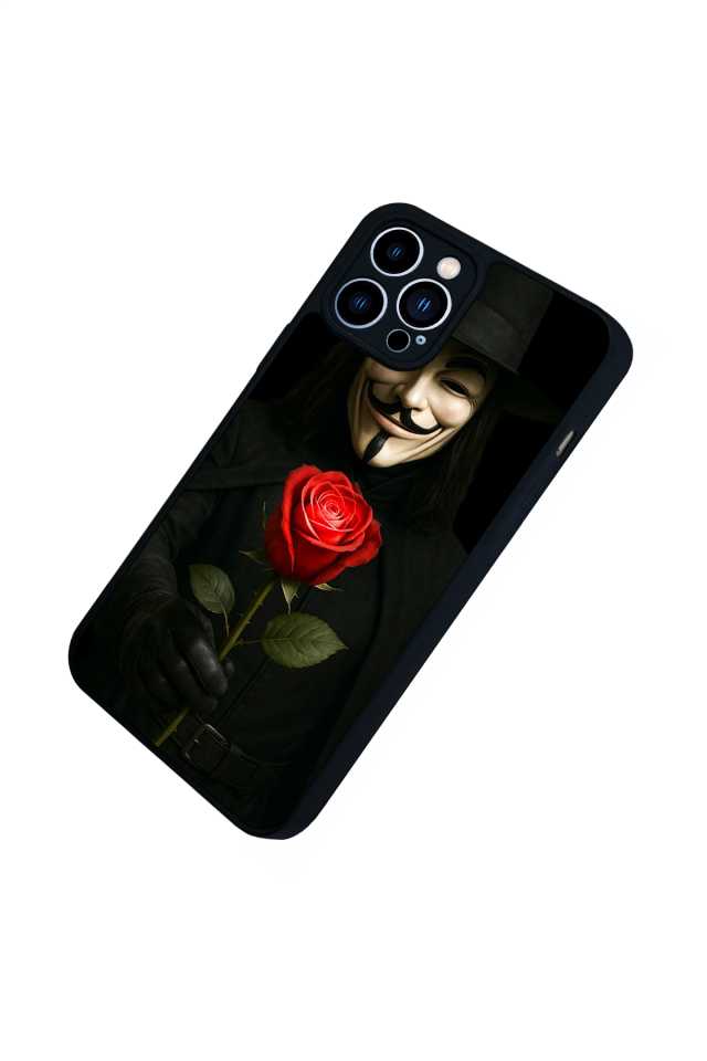 iPhone 13 Pro Max Uyumlu Vendetta Tasarımlı Glossy Premium Kılıf
