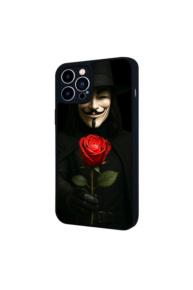 iPhone 13 Pro Max Uyumlu Vendetta Tasarımlı Glossy Premium Kılıf