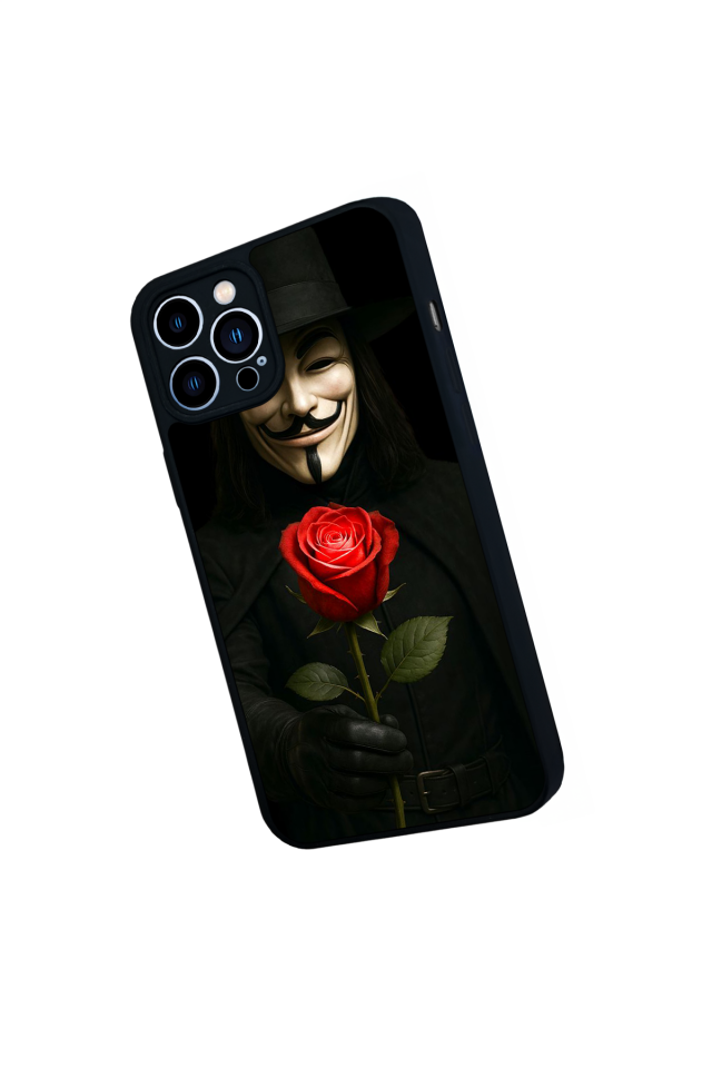 iPhone 13 Pro Max Uyumlu Vendetta Tasarımlı Glossy Premium Kılıf