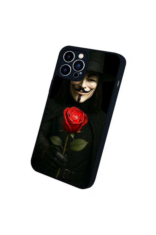 iPhone 13 Pro Max Uyumlu Vendetta Tasarımlı Glossy Premium Kılıf