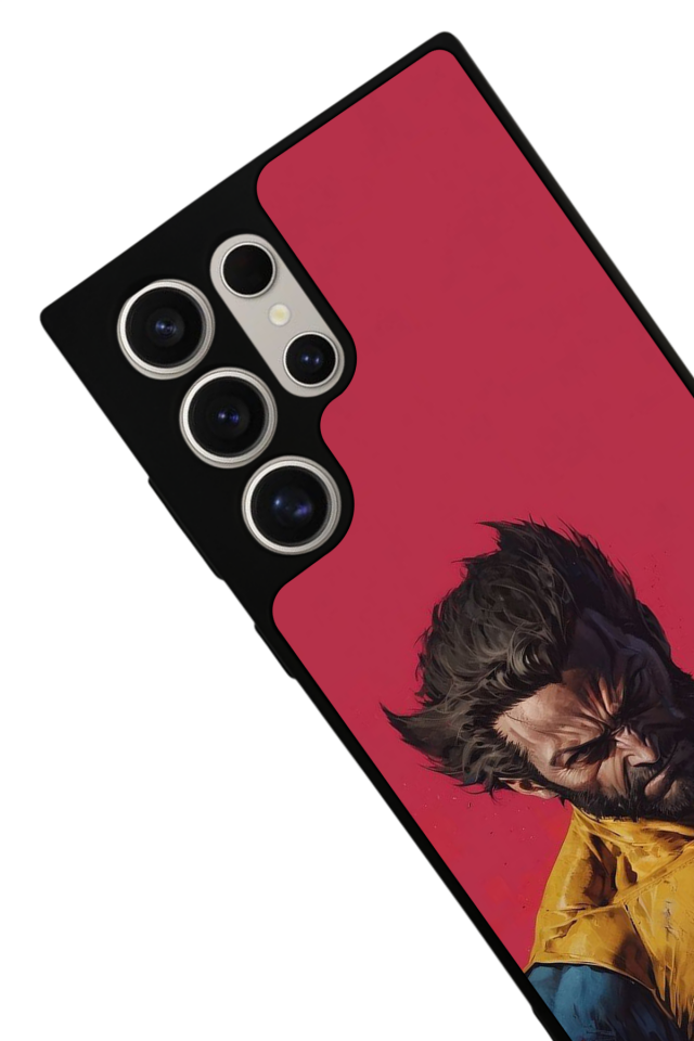 Samsung Galaxy S24 Ultra Uyumlu Wolverine Tasarımlı Glossy Premium Kılıf