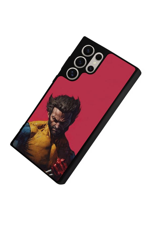 Samsung Galaxy S24 Ultra Uyumlu Wolverine Tasarımlı Glossy Premium Kılıf