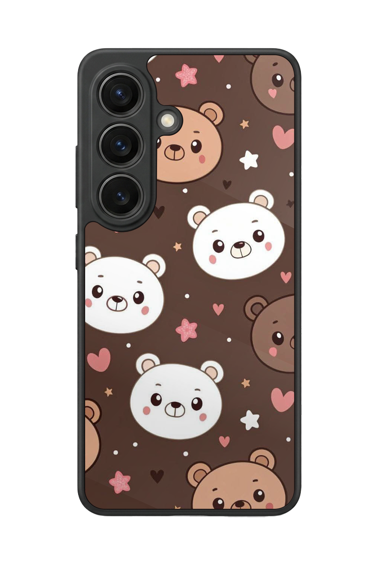 Samsung Galaxy S26 Uyumlu Ayı Tasarımlı Glossy Premium Kılıf