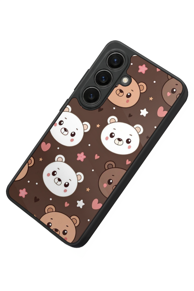 Samsung Galaxy S26 Uyumlu Ayı Tasarımlı Glossy Premium Kılıf