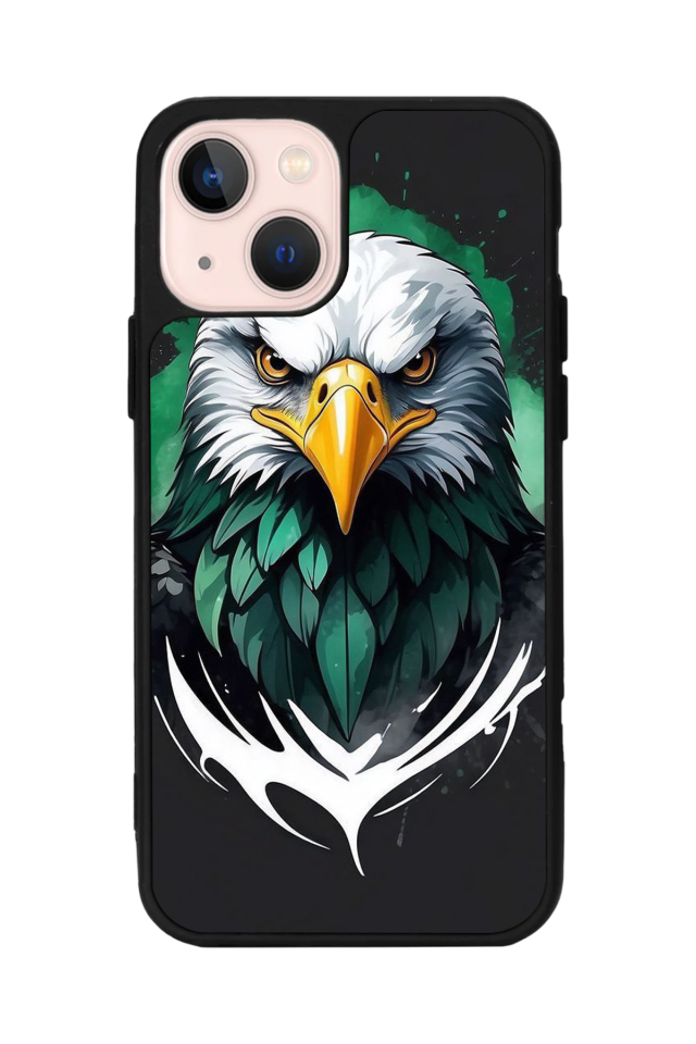 iPhone 15 Uyumlu Besiktas Tasarımlı Glossy Premium Kılıf