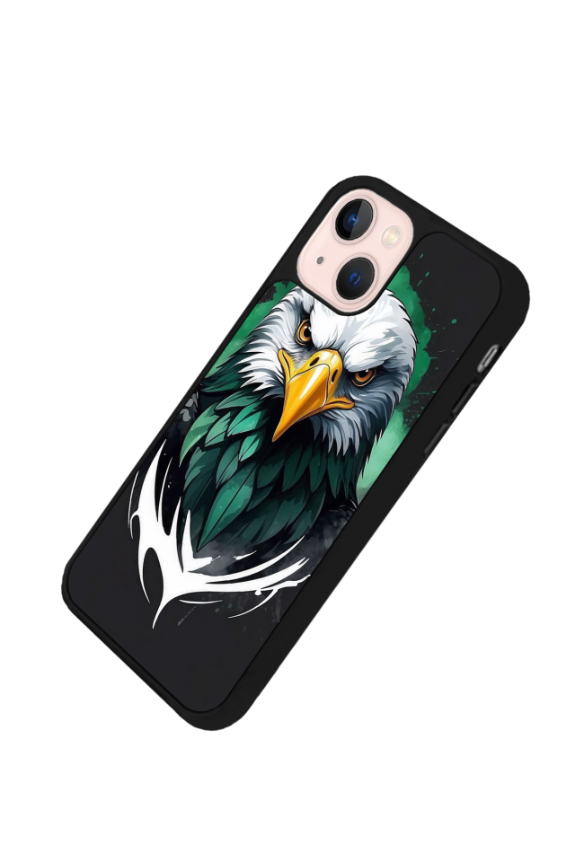 iPhone 15 Uyumlu Besiktas Tasarımlı Glossy Premium Kılıf